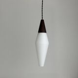 VINTAGE SCANDINAVIAN OPALINE SUSPENSION LIGHT