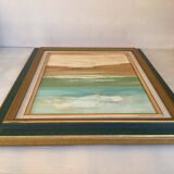 Marine painting by Pierre Van Grevelinge, oil on canvas, signed.