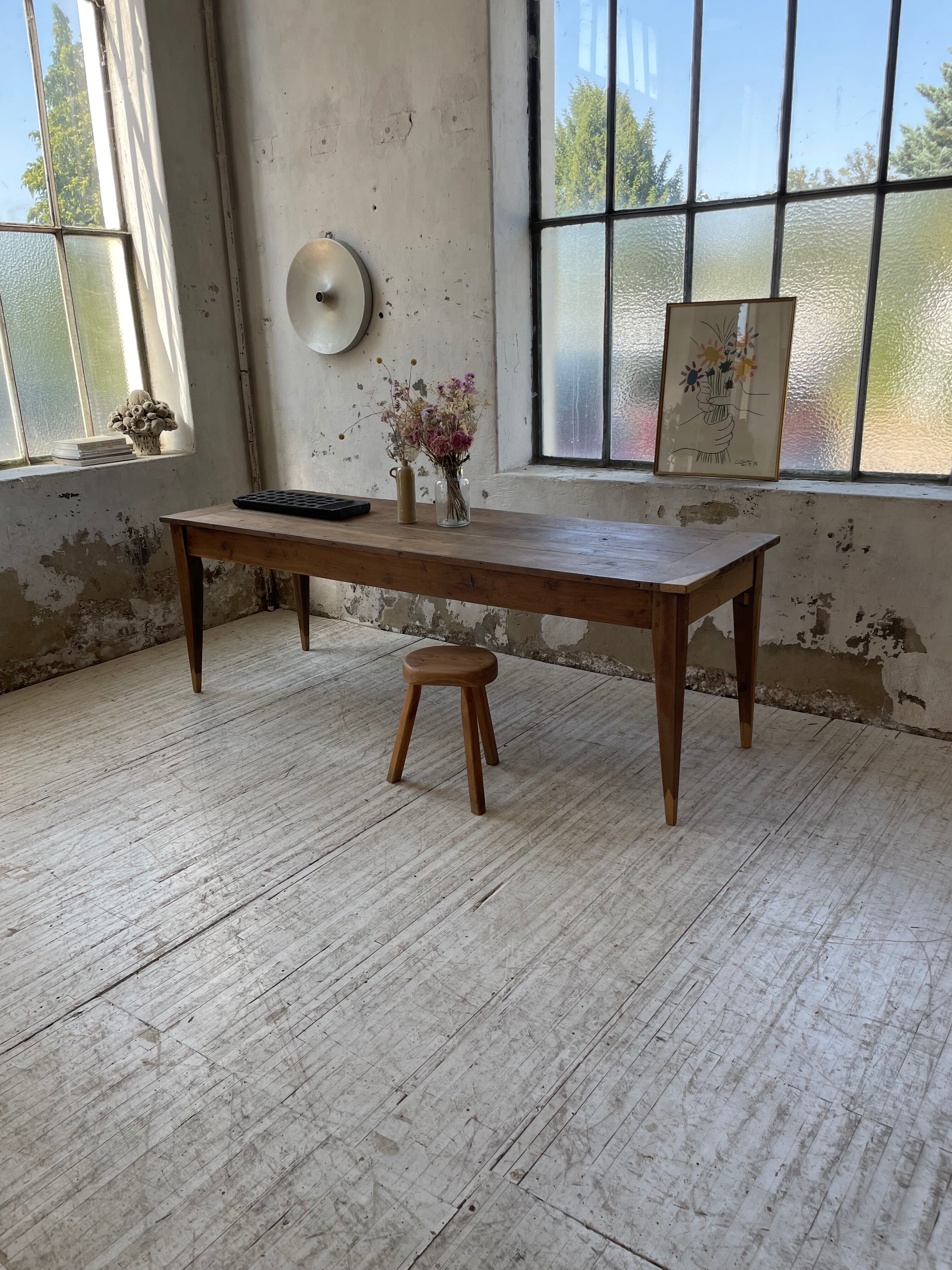 Oak farmhouse table