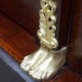 Empire-style mahogany bookcase