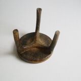 Wa-Hehe tribal carved tripod stool, Tanzania 1950s