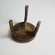 Wa-Hehe tribal carved tripod stool, Tanzania 1950s
