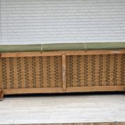 1970s, Danish by Kurt Østervig, 3-seater sofa, furniture velour, teak wood.