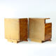 Art Deco Bedside Tables In Wood, Czechoslovakia 1940s