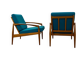 2 fauteuils scandinaves « Paper Knife » de Kai Kristiansen
