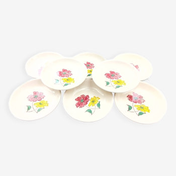8 old soup plates