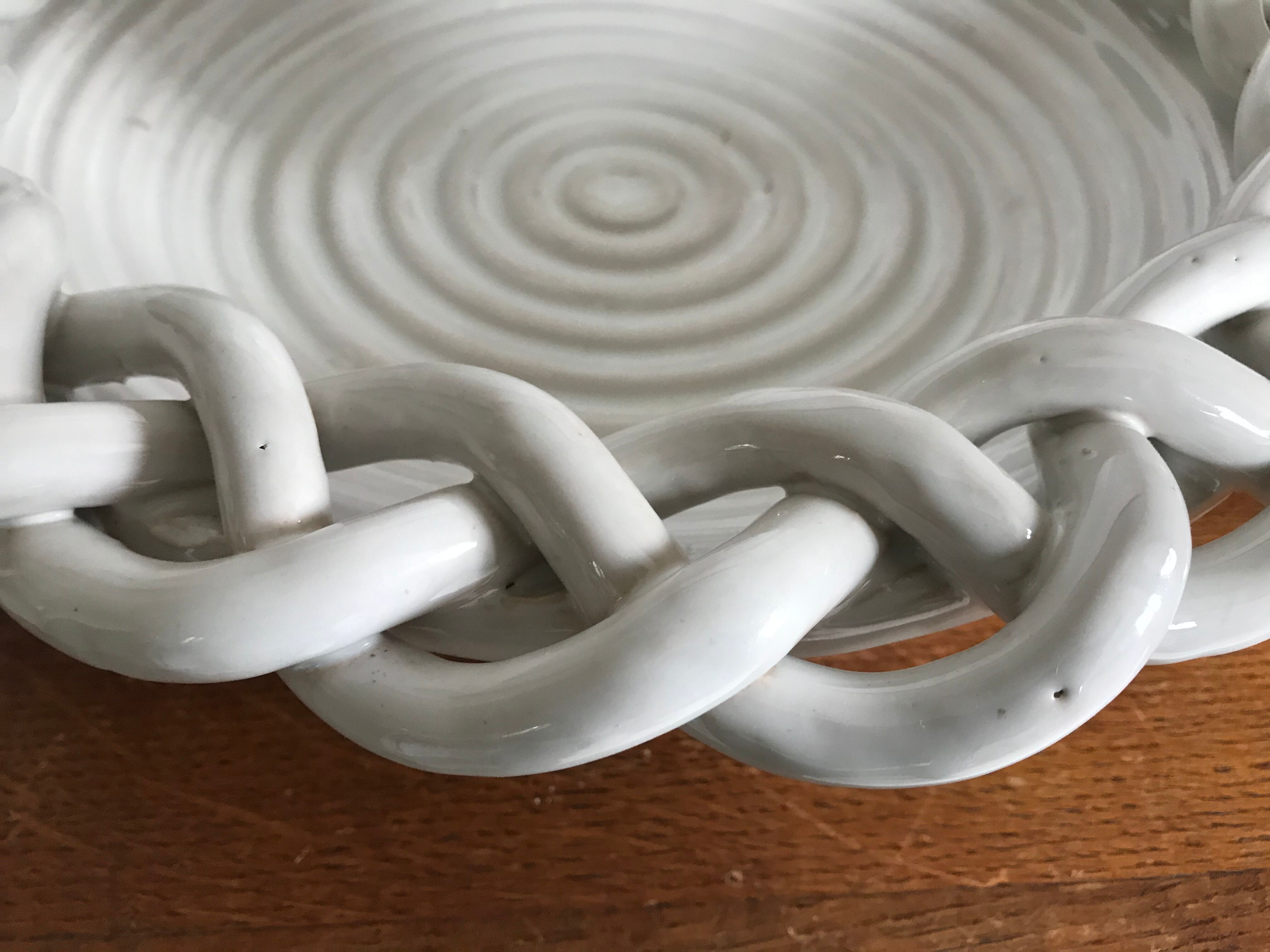 Braided ceramics cut