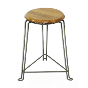 Tabouret industriel par Jan van der Togt pour tomado holland, années 1930