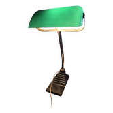 Belgian Notary Lamp Art Deco Boho Erpé Model 52 Vintage Wrought Iron