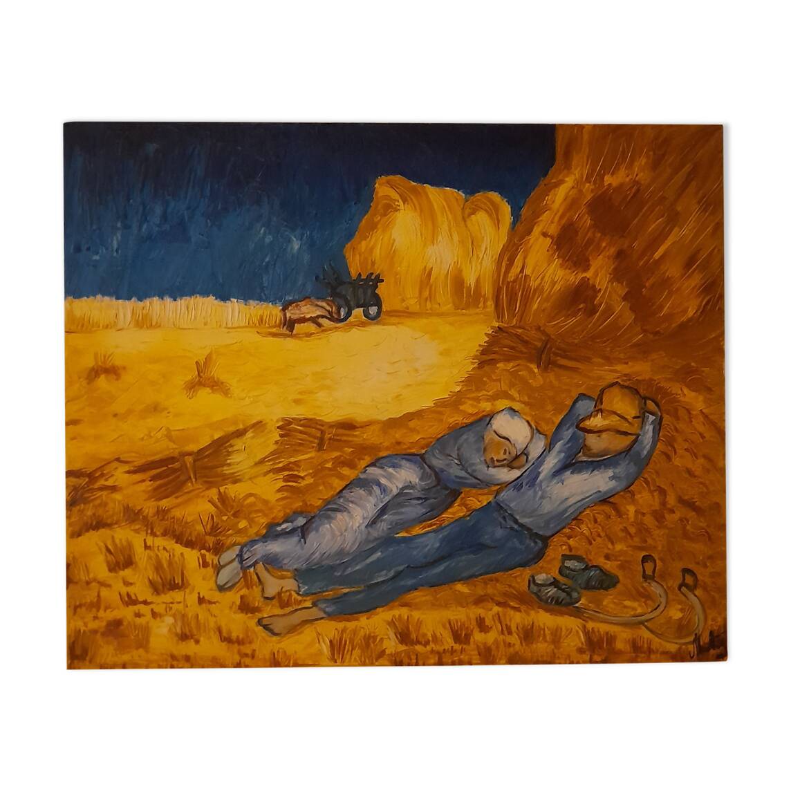 Handmade oil painting