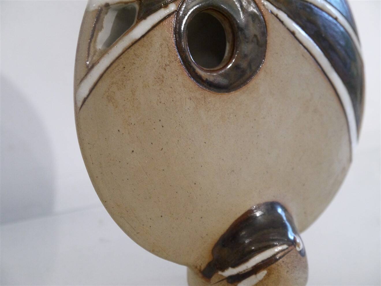 Vase forme libre en ceramique