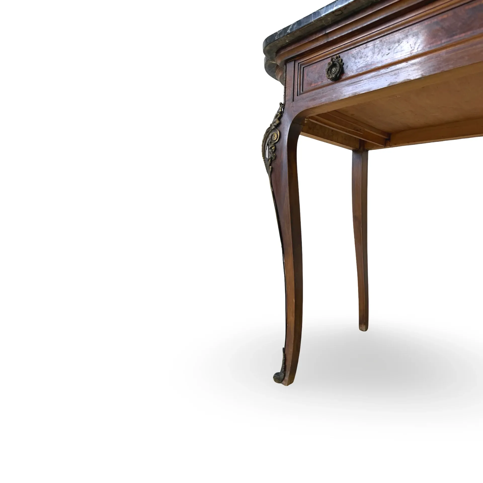 Console Table with Marble Top – 19th Century