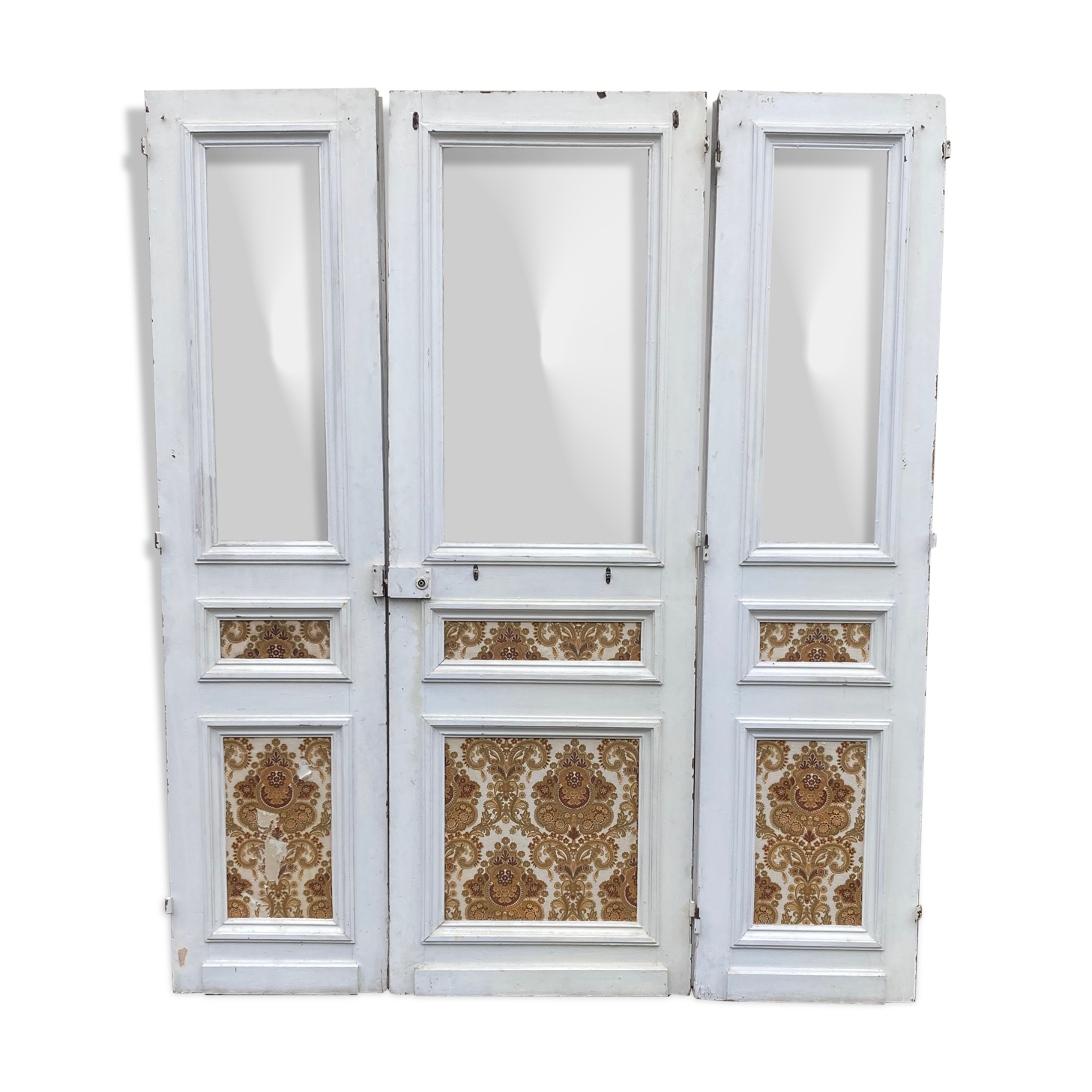 Series of three glass doors