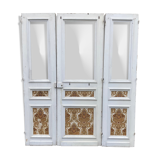 Series of three glass doors