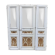 Série de trois portes vitrées