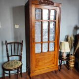 Parisian art deco oak wardrobe