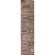 Handwoven Vintage Sivas Kilim Runner in Green Geometric Pattern 2'8'' x 12'6''