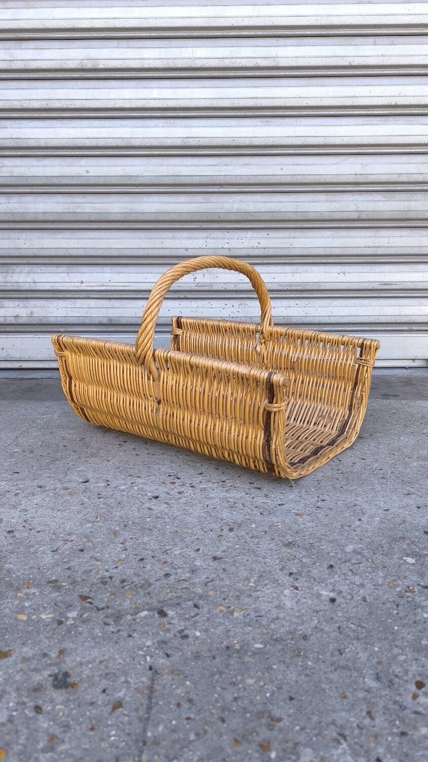 Vintage log basket