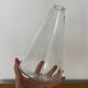 Vase verre culbuto H 21cm