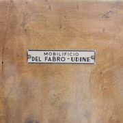 Walnut sideboard Mobilificio Del Fabro Udine, 1950