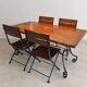 Dining table and 4 chairs Roche Bobois