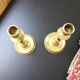 Paire de chandeliers en laiton