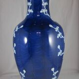 large blue and white porcelain vase Chinese China
