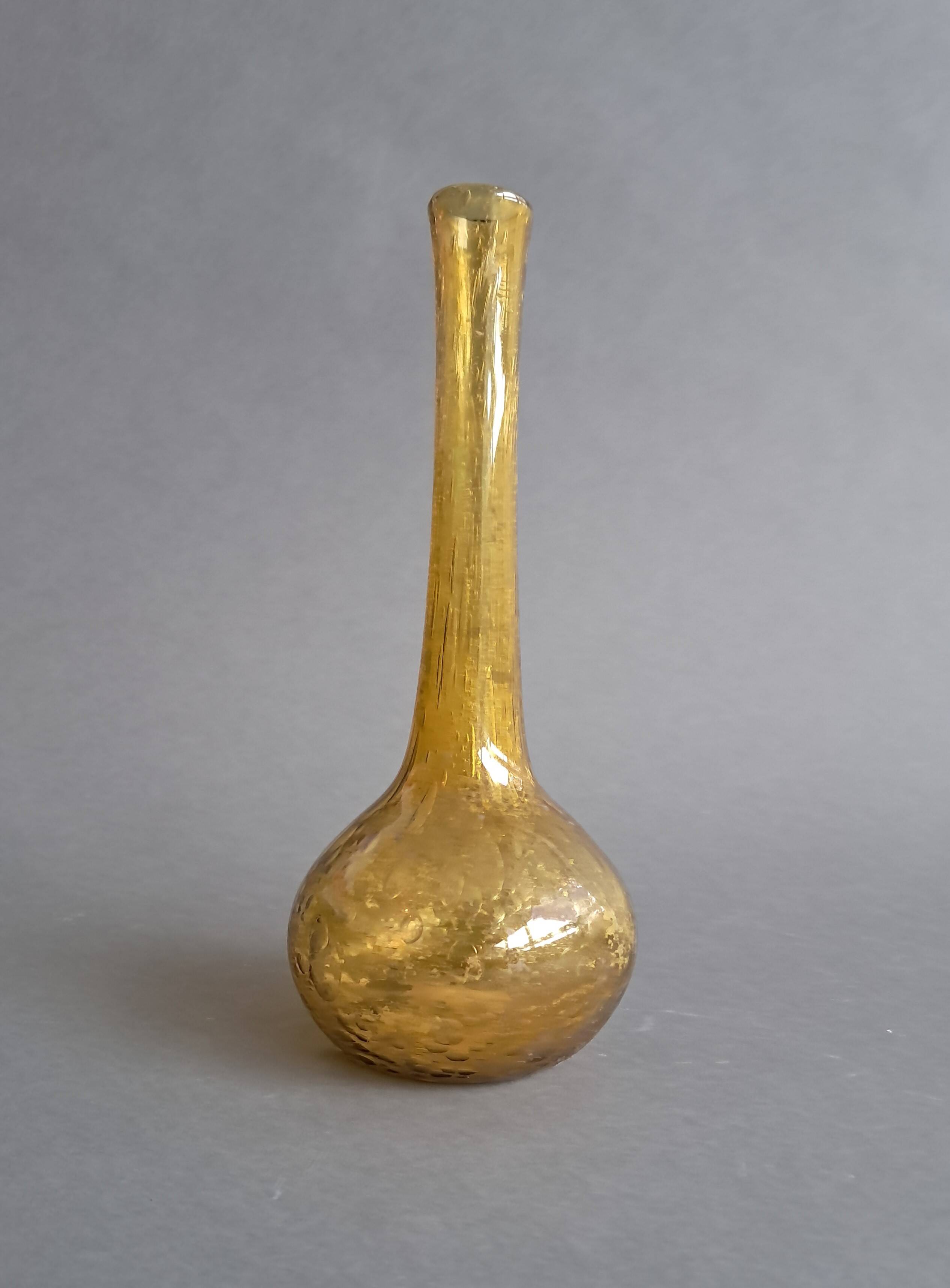 Biot bubbled glass soliflore vase 1960.