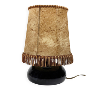 lampe de table sculpturale - noir