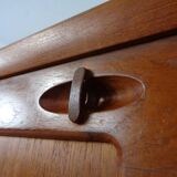 Large teak chest by H. W. Klein for Bramin, 1960s