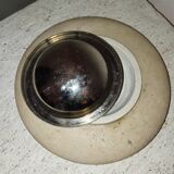 Fratelli Mannelli travertine candle holder ashtray from the 70s