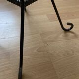 side table pedestal table wrought iron plant holder
