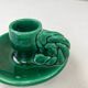 Vallauris earthenware candle holder