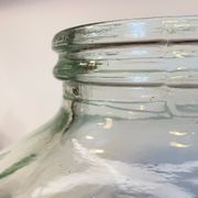 Bonbonnes vintage en verre soufflé et liège