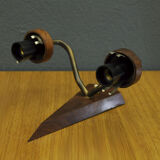 Mid-Century Teak Wall Lamp