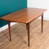 Retro Teak 1960s Elliots Of Newbury Mid Century Extending Dining Table & 6 Chairs