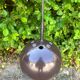 Brown metal eyeball pendant light by LITA vintage 1970