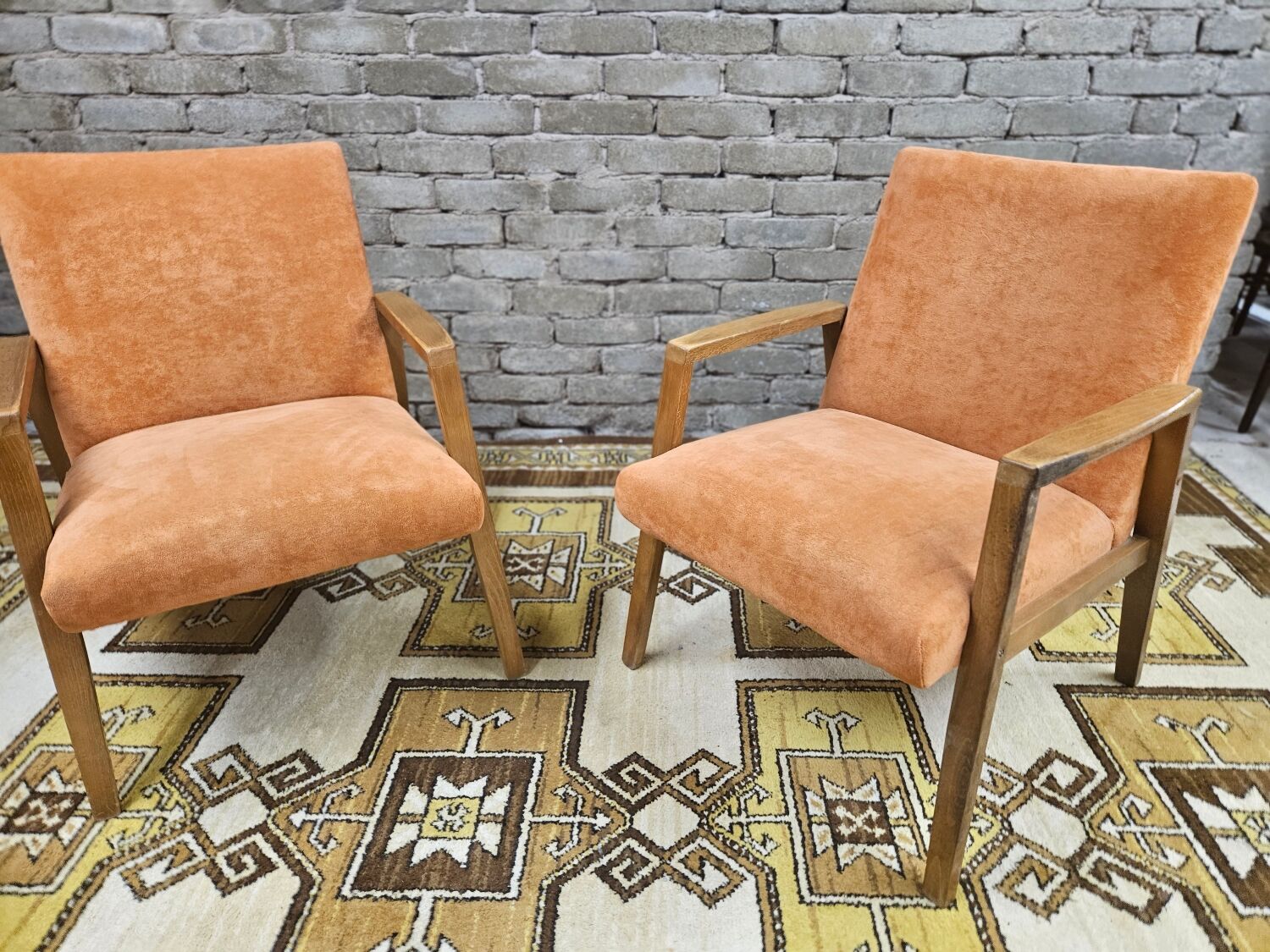 Pair of vintage Danish armchair
