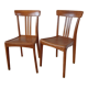 Paire de chaises bistrot Stella années 50