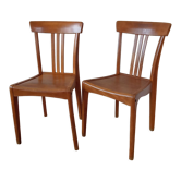 Paire de chaises bistrot Stella années 50