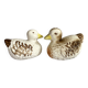 Duck barbotine salt and pepper shaker