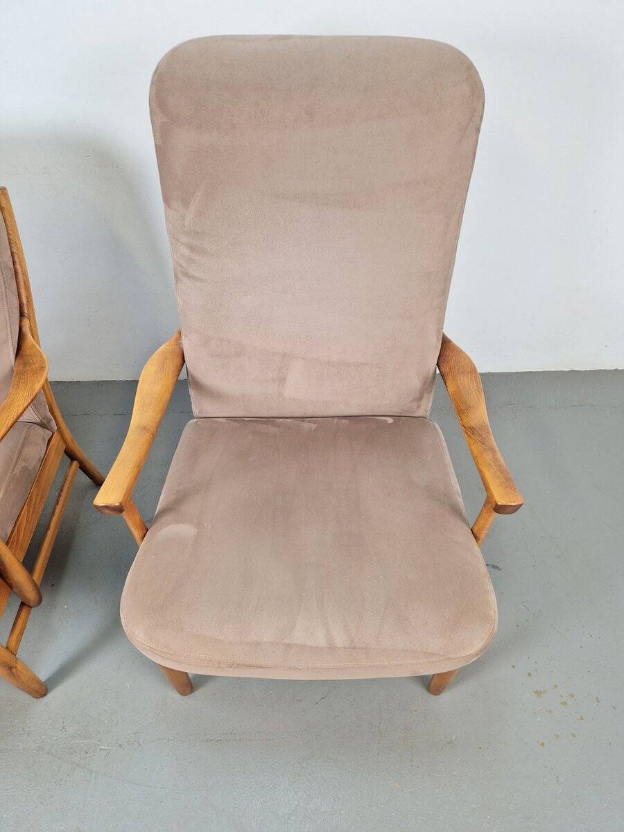 Fauteuils en hêtre vintage de Farstrup Møbler, années 1970, ensemble de 2