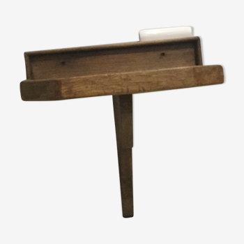 Wooden wall console