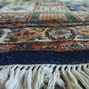 Handmade Indian rug 215x136cm