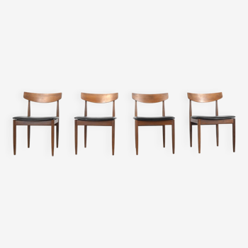 Suite de 4 chaises en teck par Kofod Larsen pour G Plan