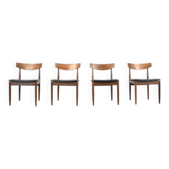 Set of 4 chairs in teak by kofod larsen for g plan
