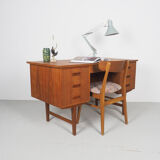 Danish design teak writing desk, 1960