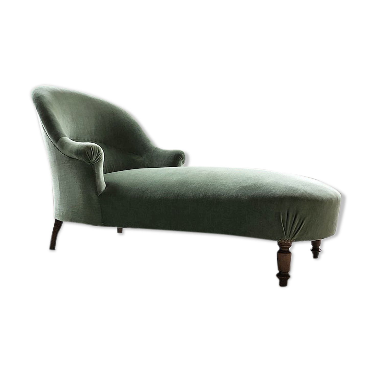 Meridian Napoleon III green velvet