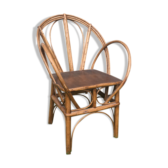 Children's rattan chair