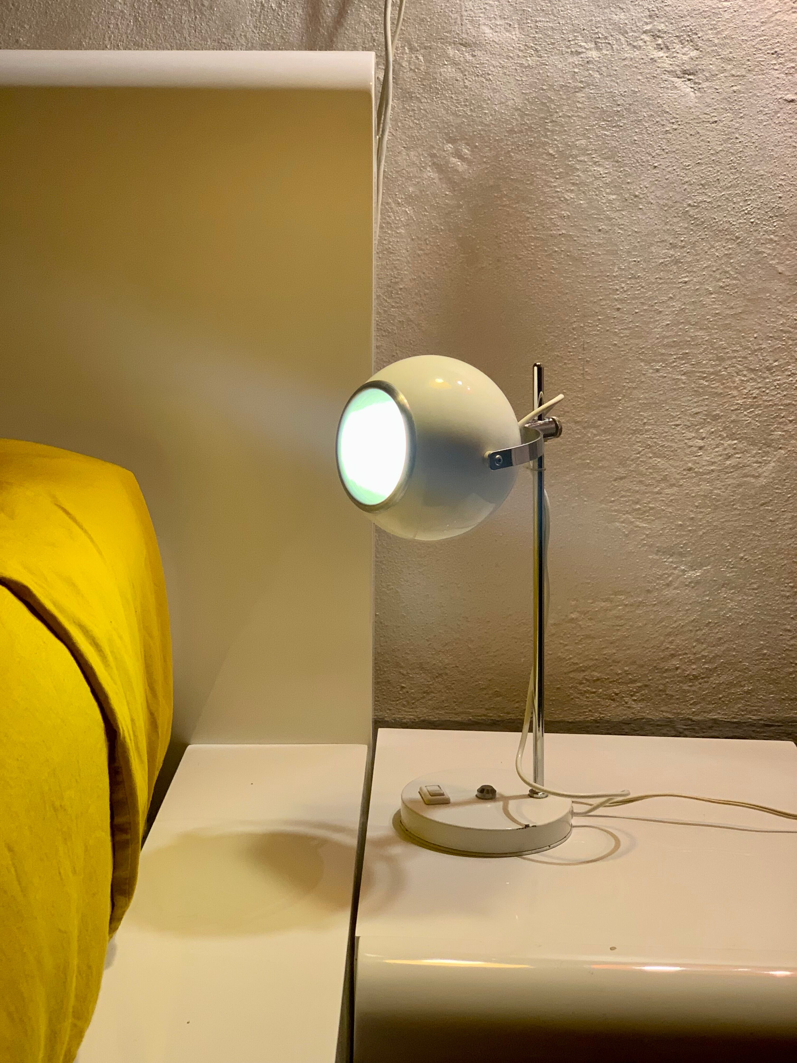 Duo of Delmas house Eyeball lamps